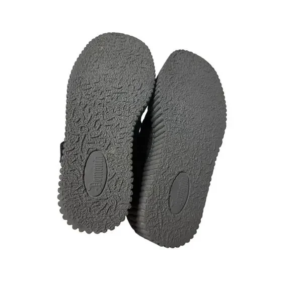 Demonia Creeper Black Faux Suede Platform Monk Strap Shoes Women 9 Grunge Goth - Picture 4 of 7